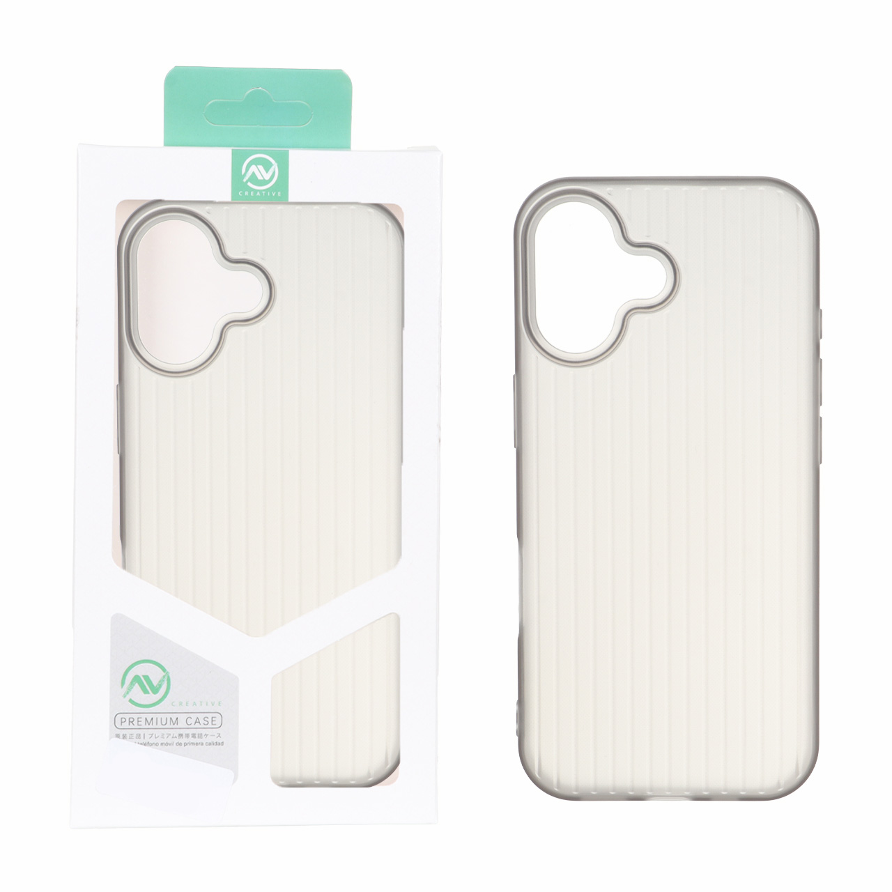 قاب Line Case ژله ای Apple iPhone 17 - خاکستری (پک دار)